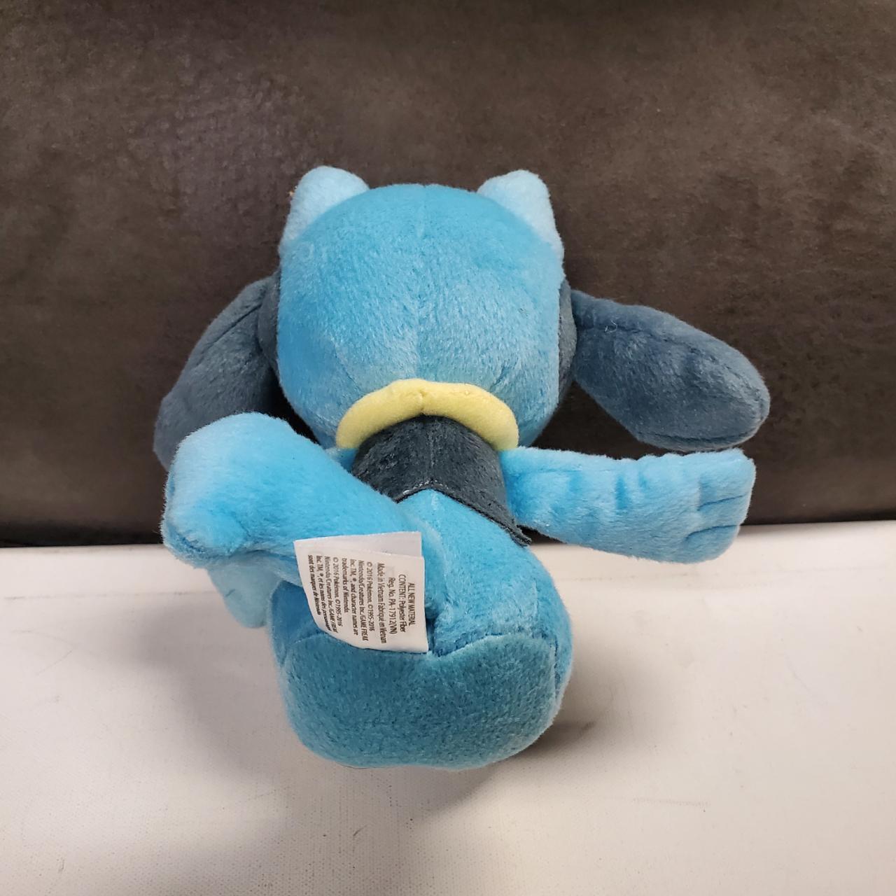 Plush Pokemon Sitting Riolu Stuffed Animal - 2016 -... - Depop