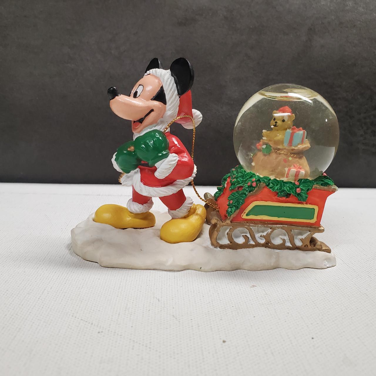 Christmas - Santa Mickey Pulling Sleigh - Ceramic... - Depop