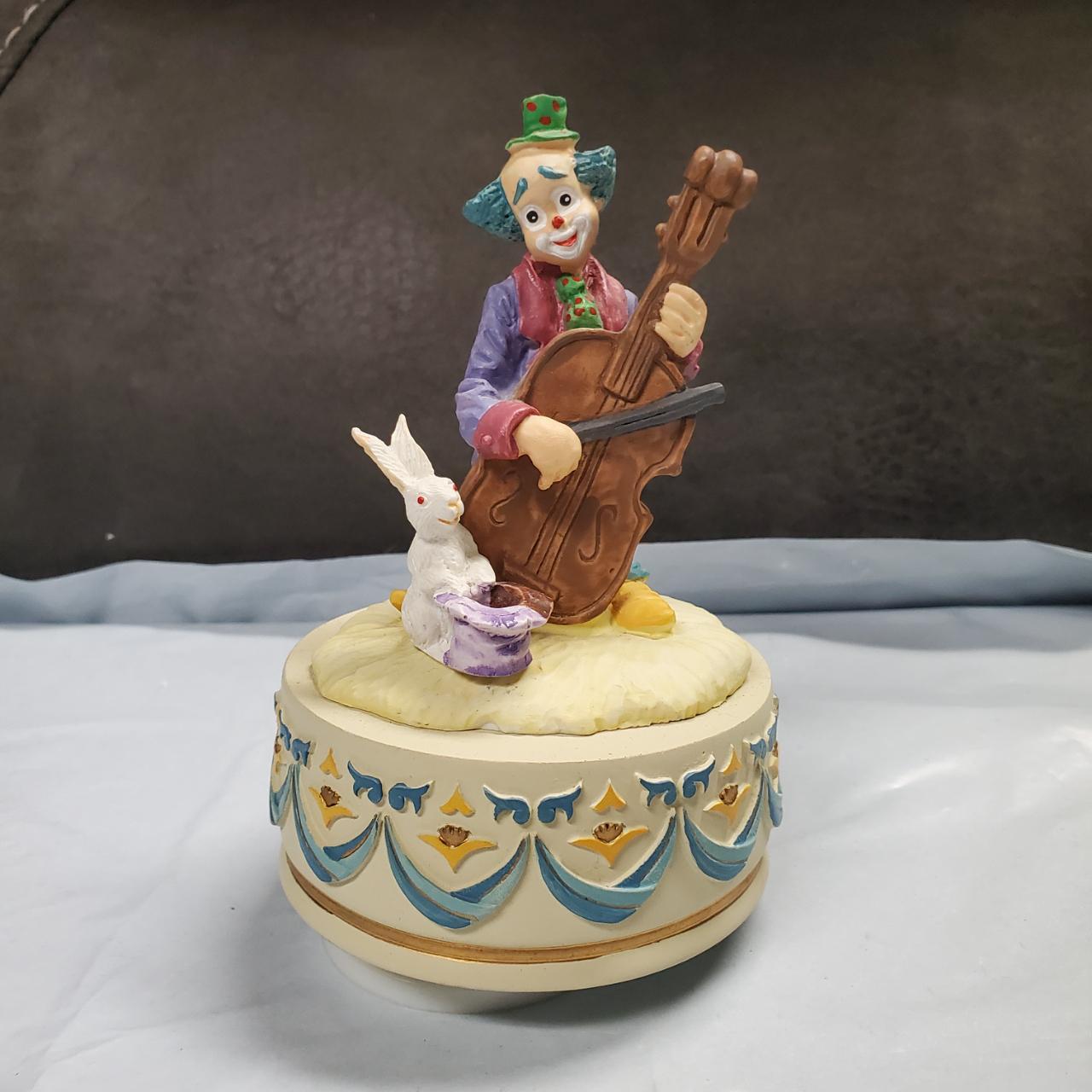 This vintage Musical Clown Figurine by Albert Price... Depop