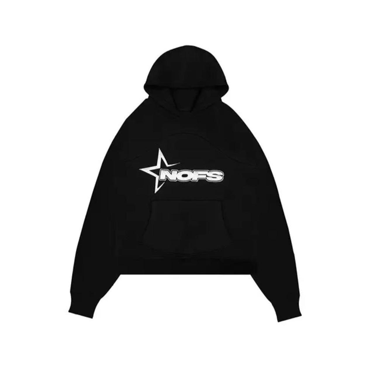 ‼️black Nofs Y2k Hoodie, Very Nice Piece, On Discount - Depop