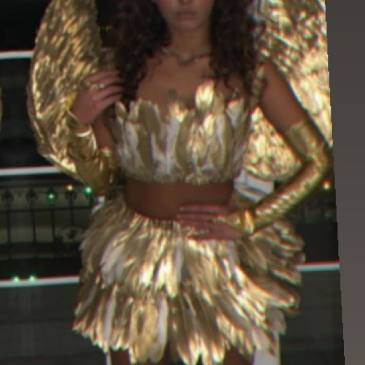 Women's Gold Fancydress Depop