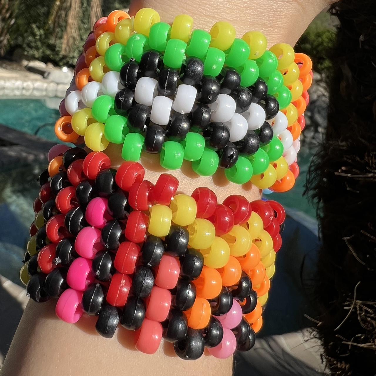 DSC02965 - Colorful Bead Bracelets - Kandi Cuffs, Photo © T…