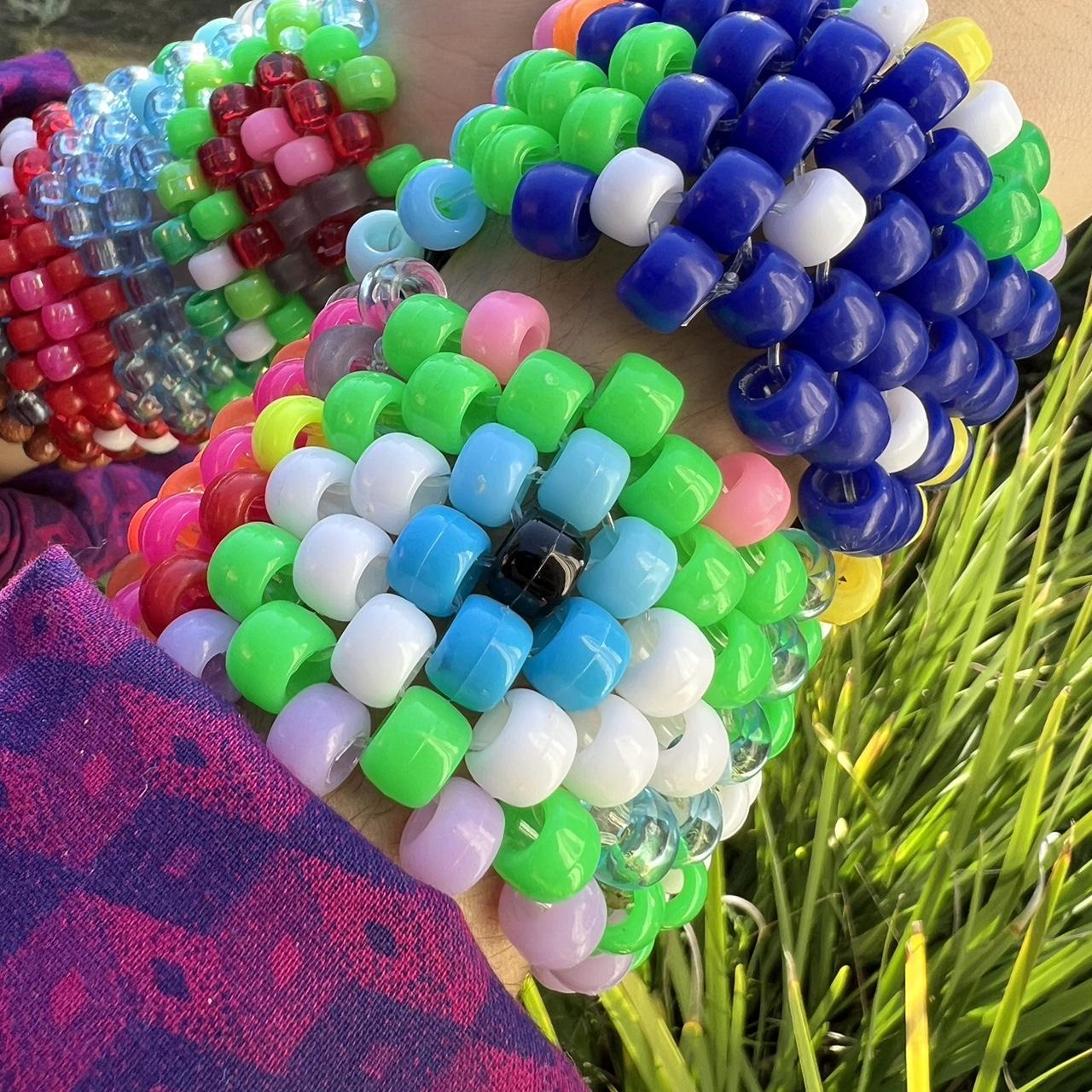 👩🏻‍🎨Artist Made Custom Multi-Stitch Kandi Cuff/