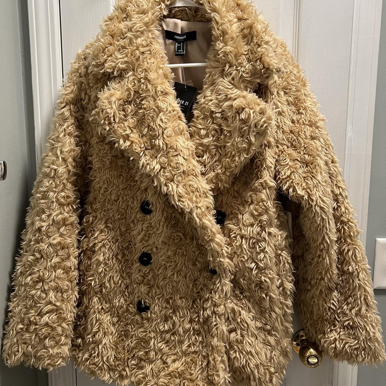 Teddy bear coat outlet forever 21