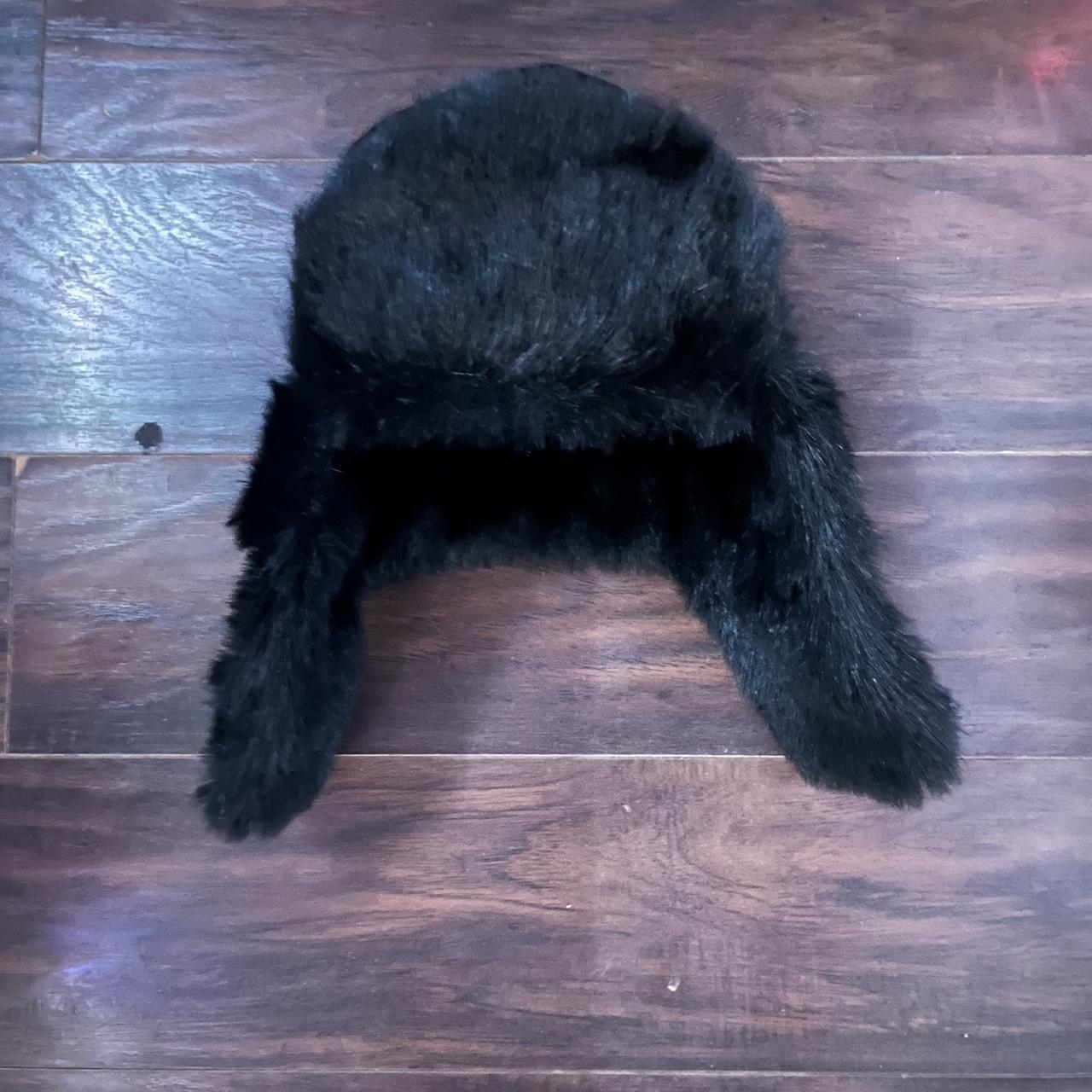 Black Ushanka Opium Grunge Vintage Depop