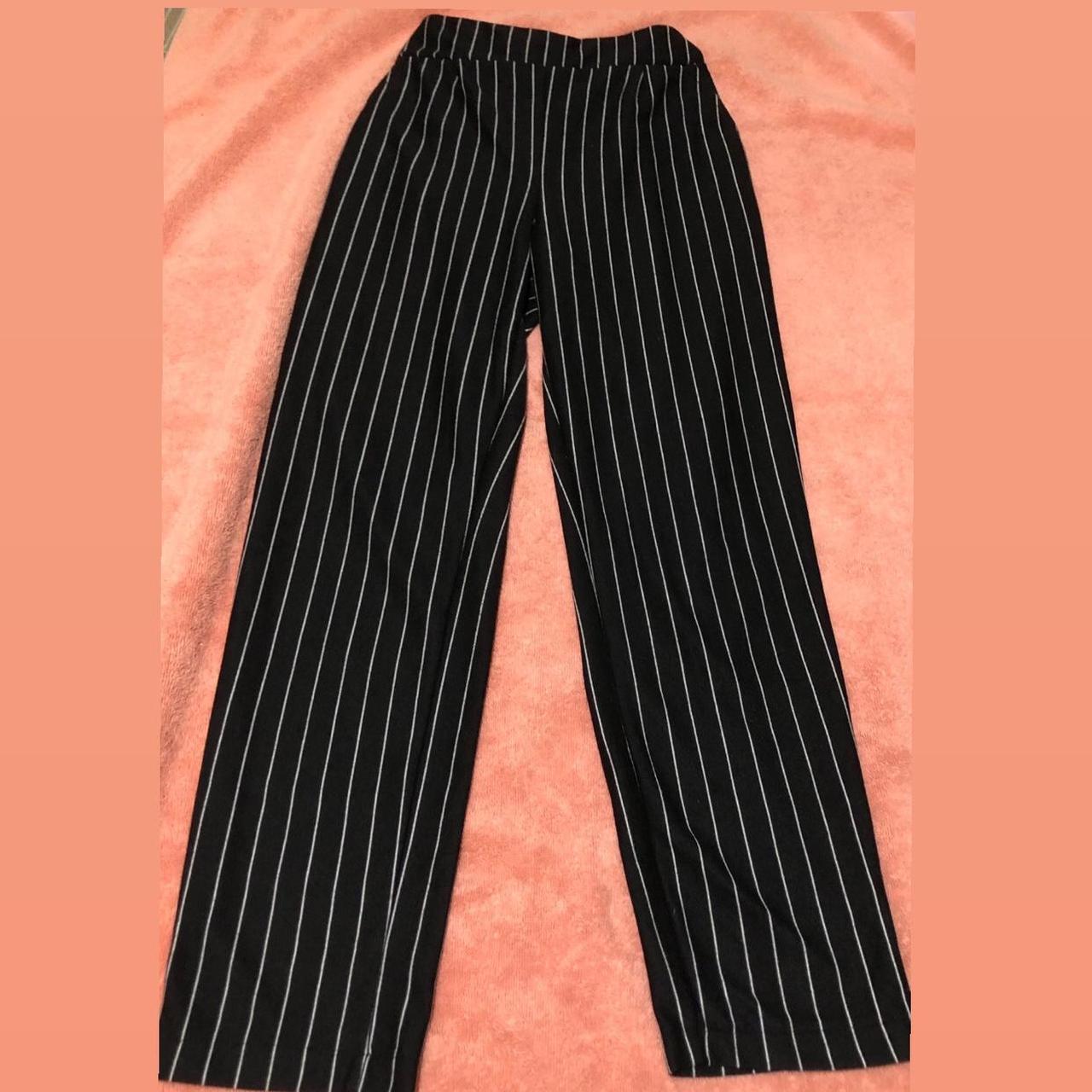 Striped on sale stretchy pants