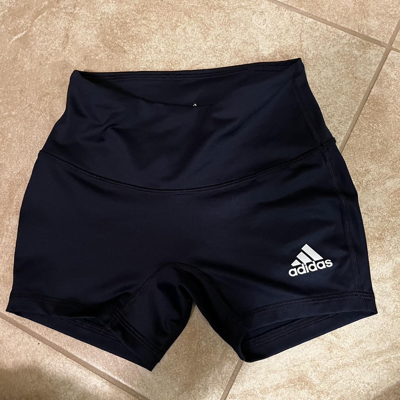 Adidas Biker Shorts, navy blue color, super... - Depop