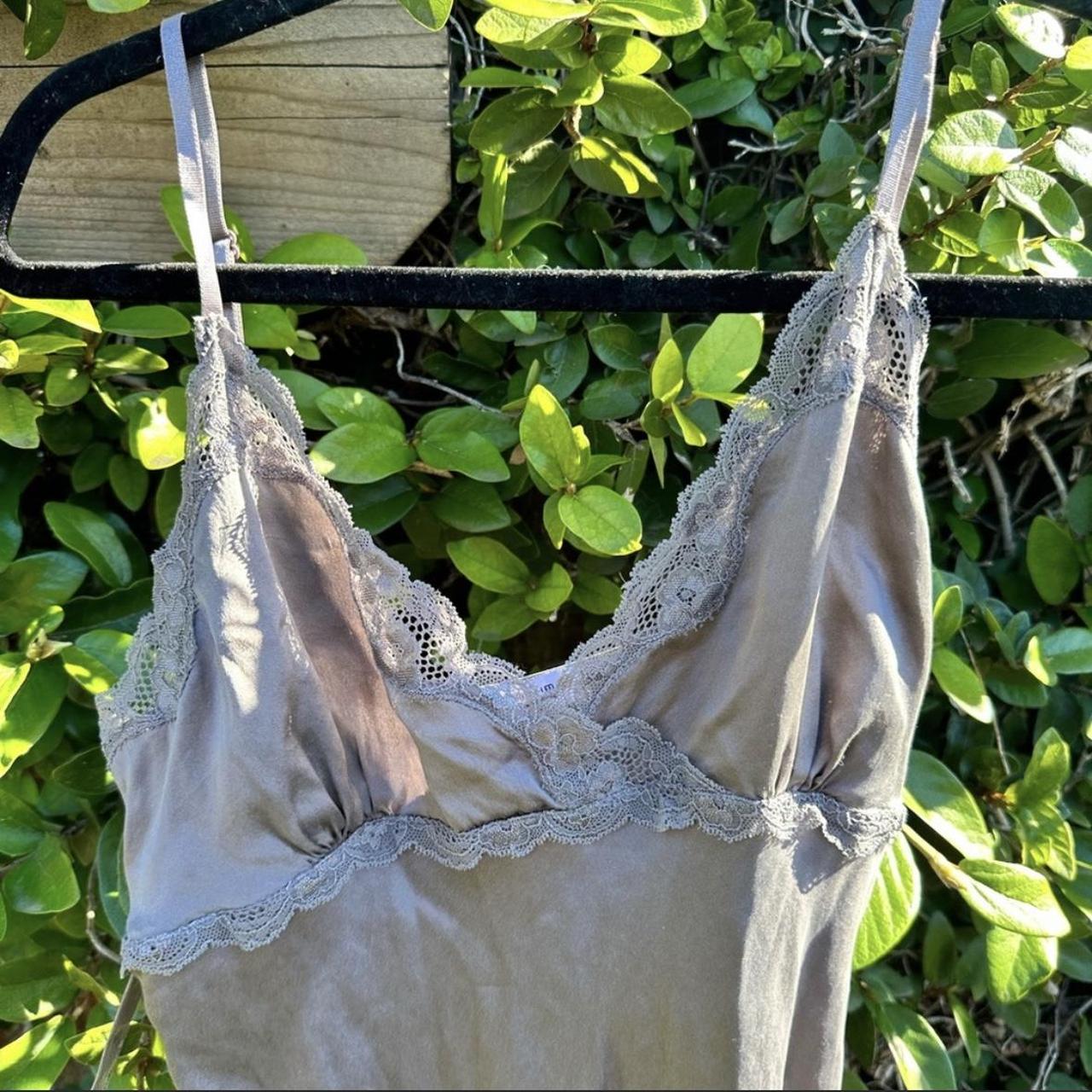 Intimissimi lace silk slip dress Size S/M Depop