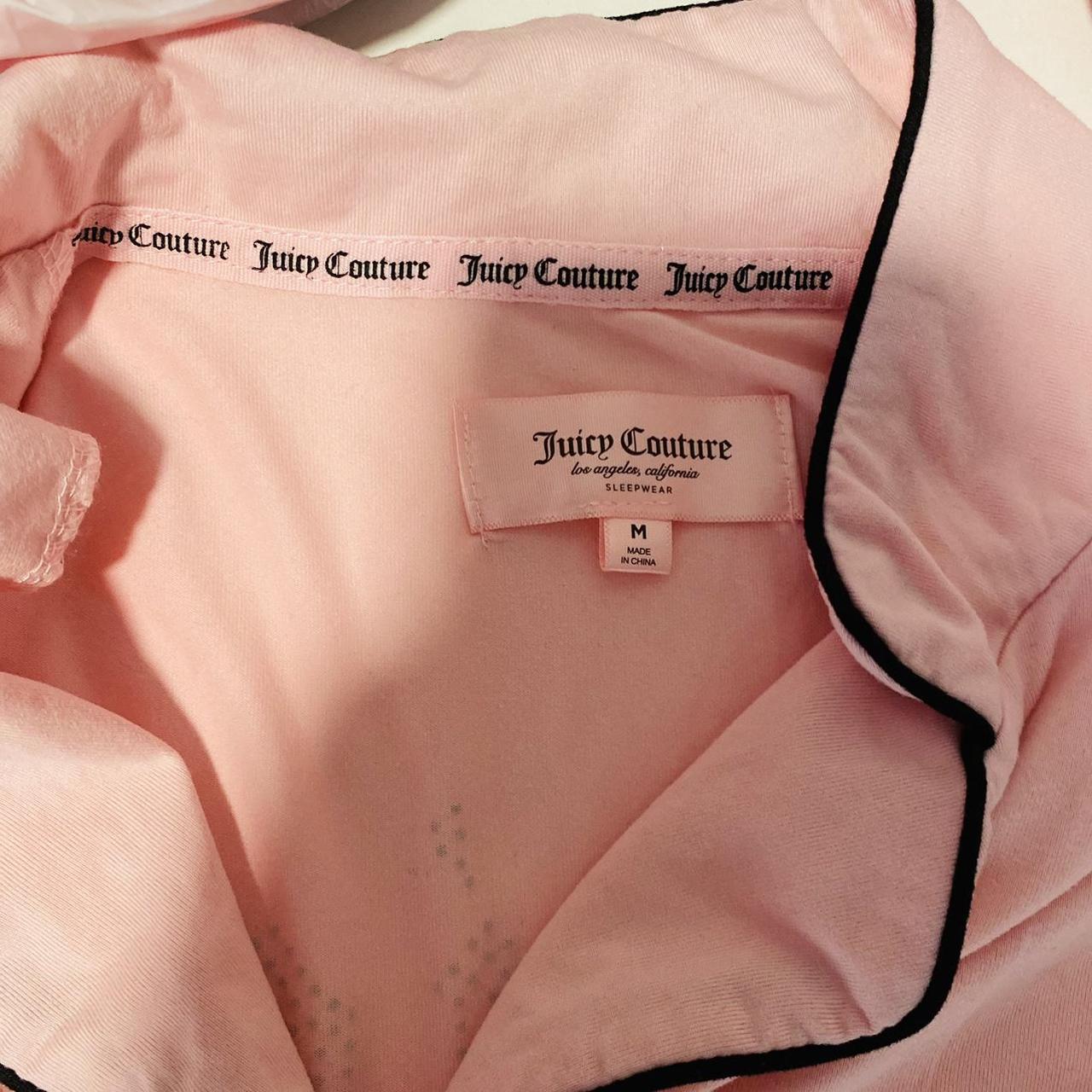 Light pink Juicy Couture Pj set. Rinestones on back. - Depop