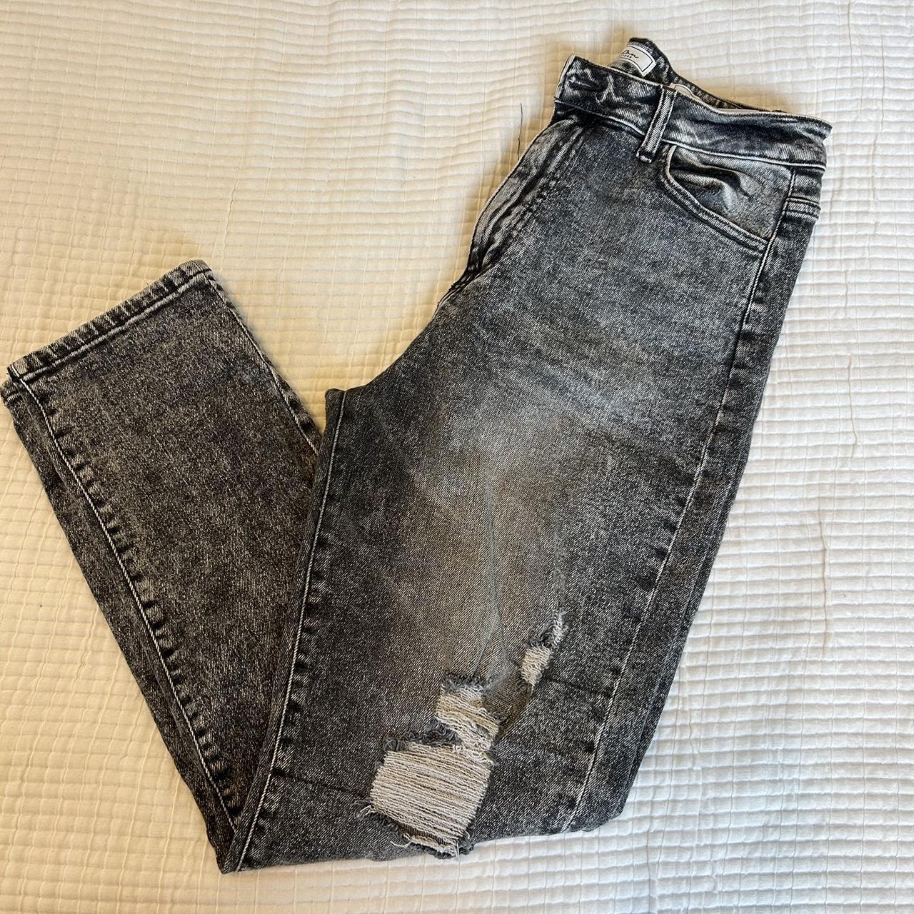 KanCan Jeans. Ripped distressed black. Size 28.... Depop