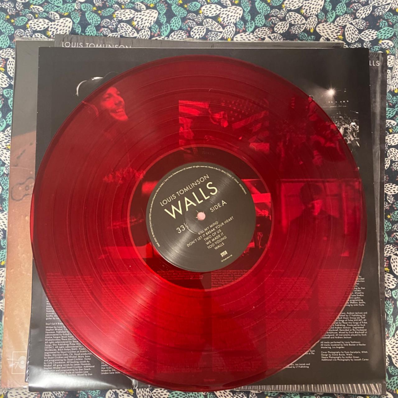 Louis Tomlinson Walls limited edition red - Depop
