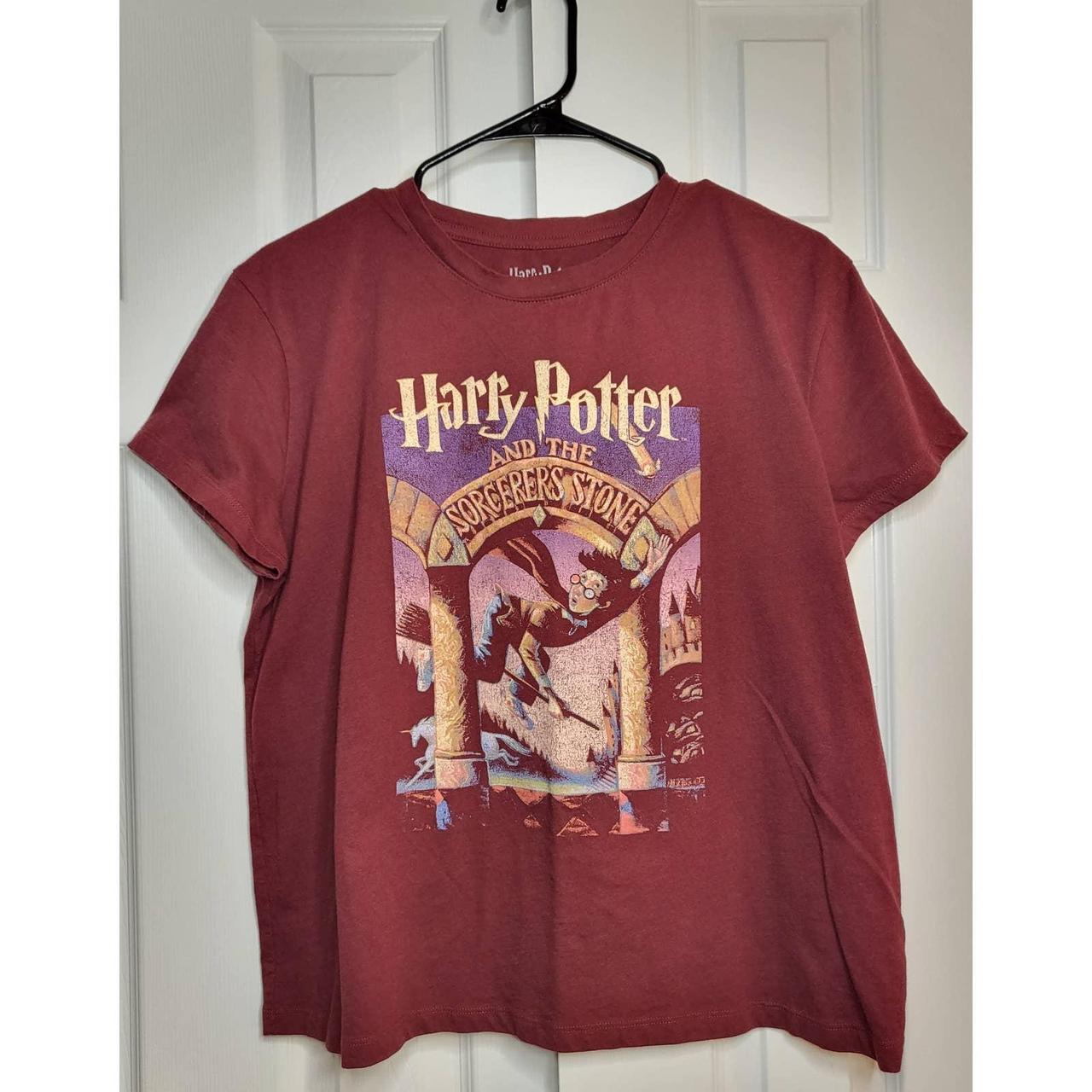 Harry Potter Women's Red T-shirt | Depop