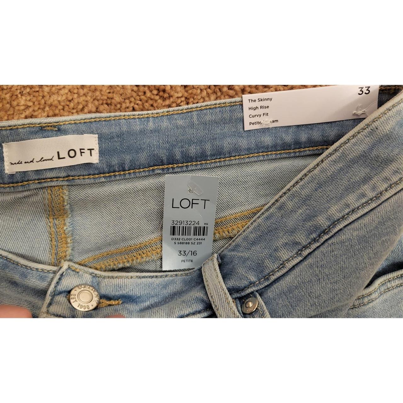 Loft high deals waist curvy fit