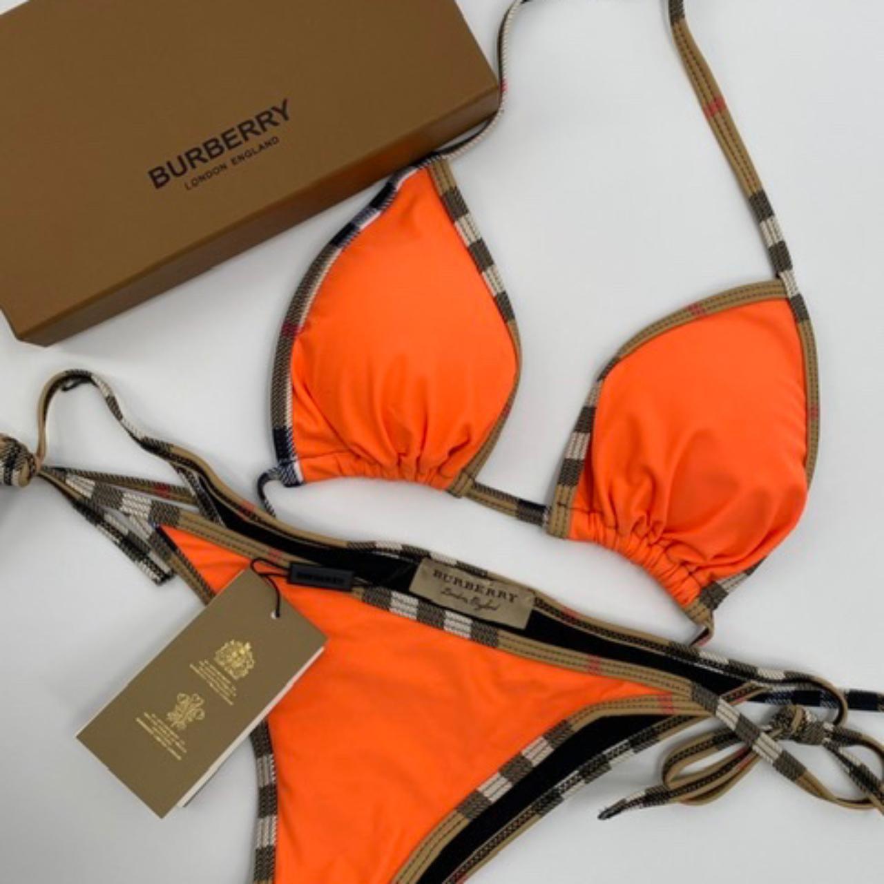 Orange inspired bikini ready! In sizes 46,... Depop