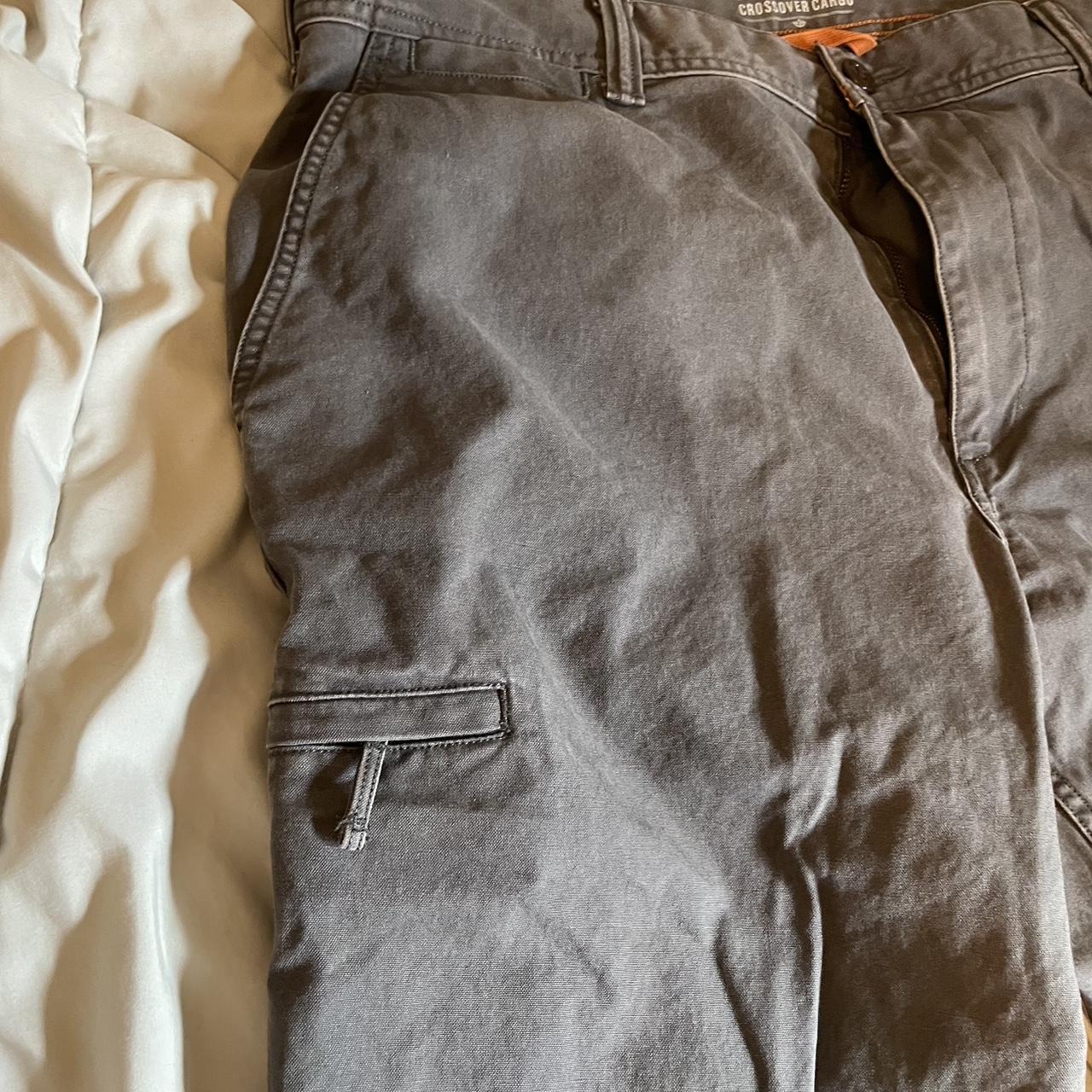 Dockers Grey Crossover Cargos Men’s 36x34 - Depop