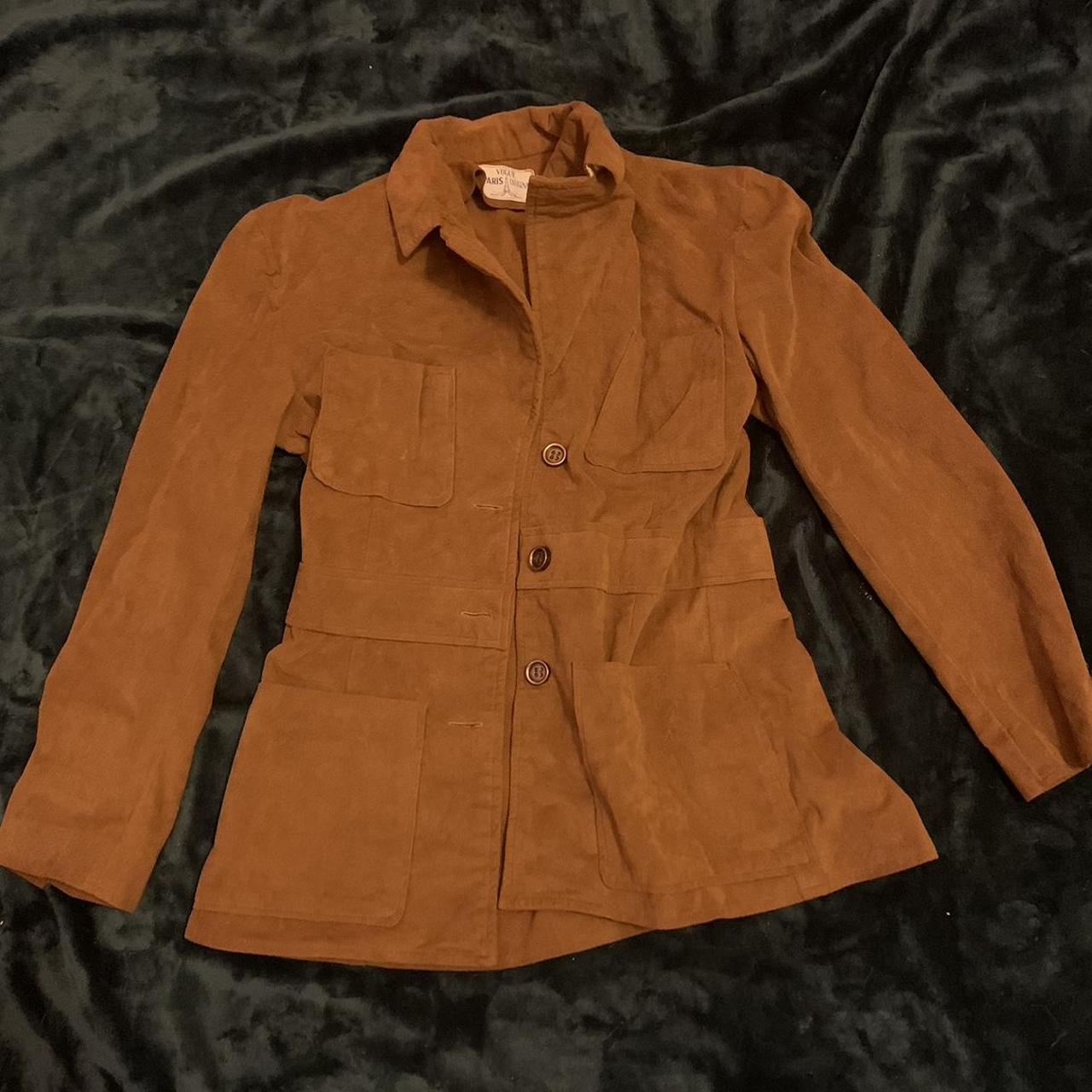 Vogue Women's Tan Jacket Depop