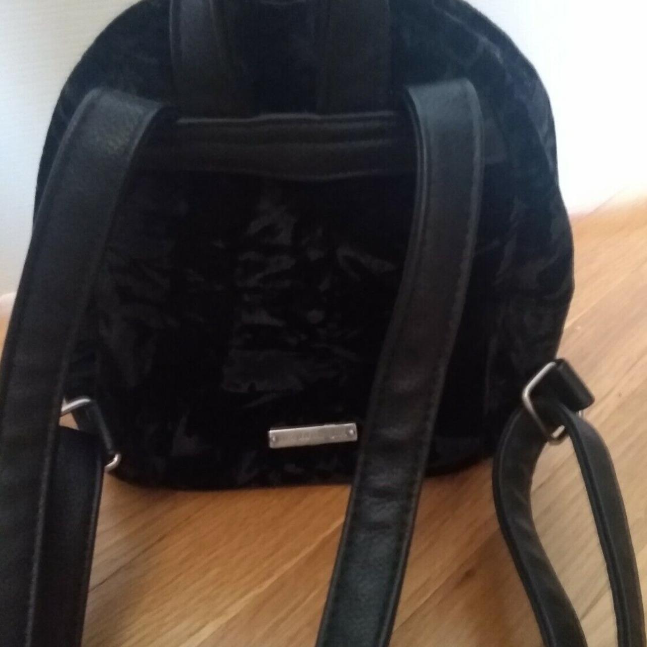 Steve Madden Black Velvet Travel Bag Originally - Depop