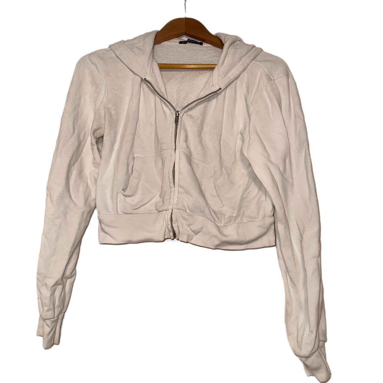 Brandy melville hotsell white cropped jacket