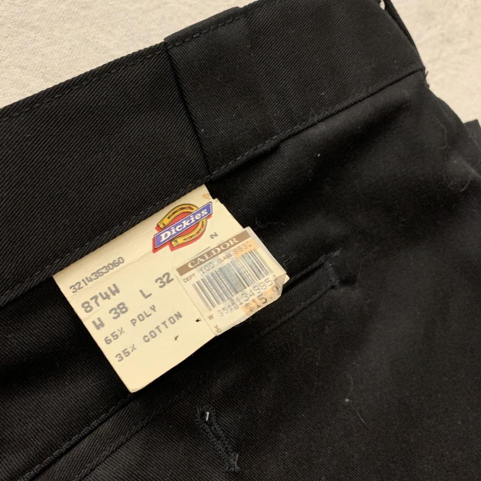 Black, vintage, Dickies men's pants! Made in USA -... - Depop