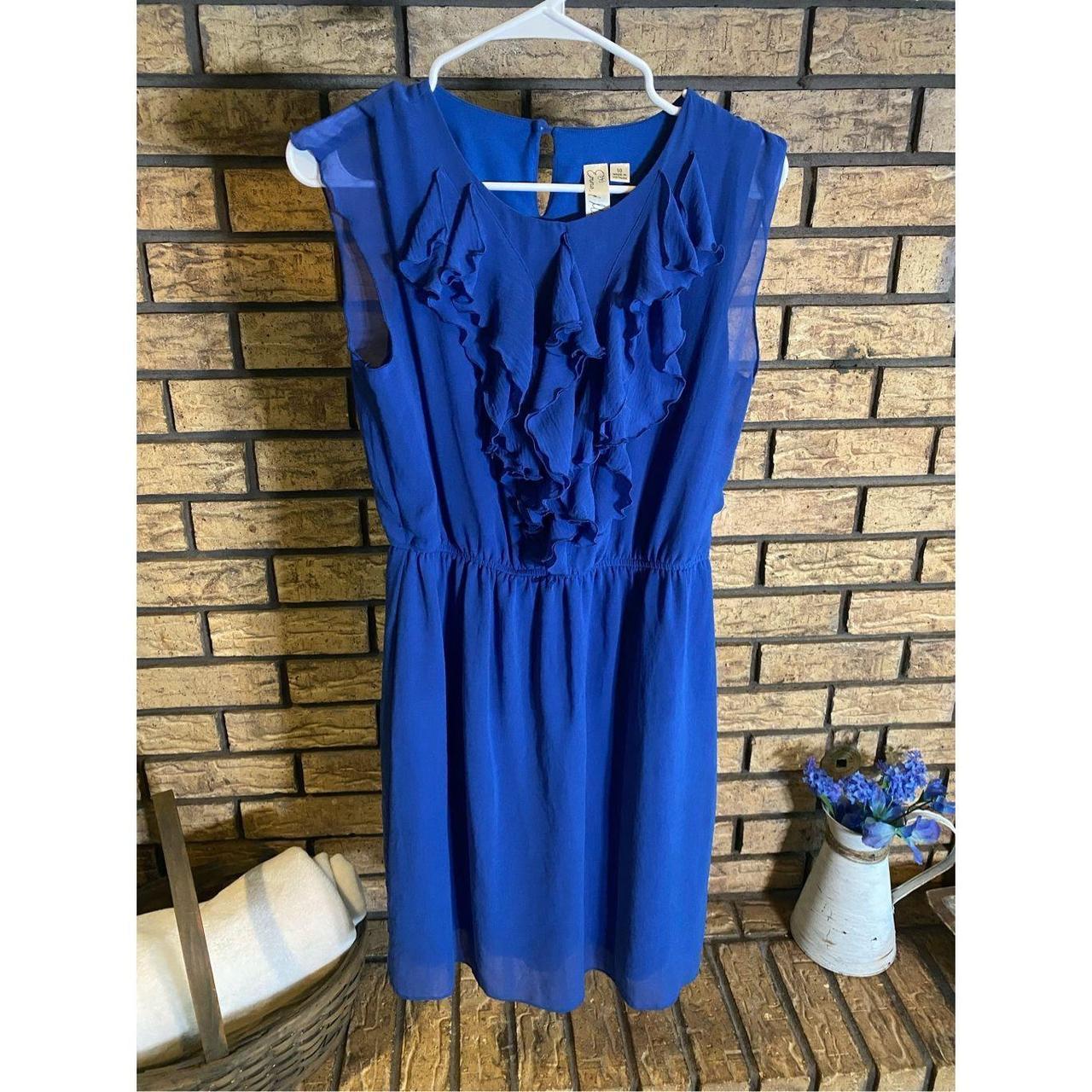 Emma Michele Ruffled Dress Size Depop