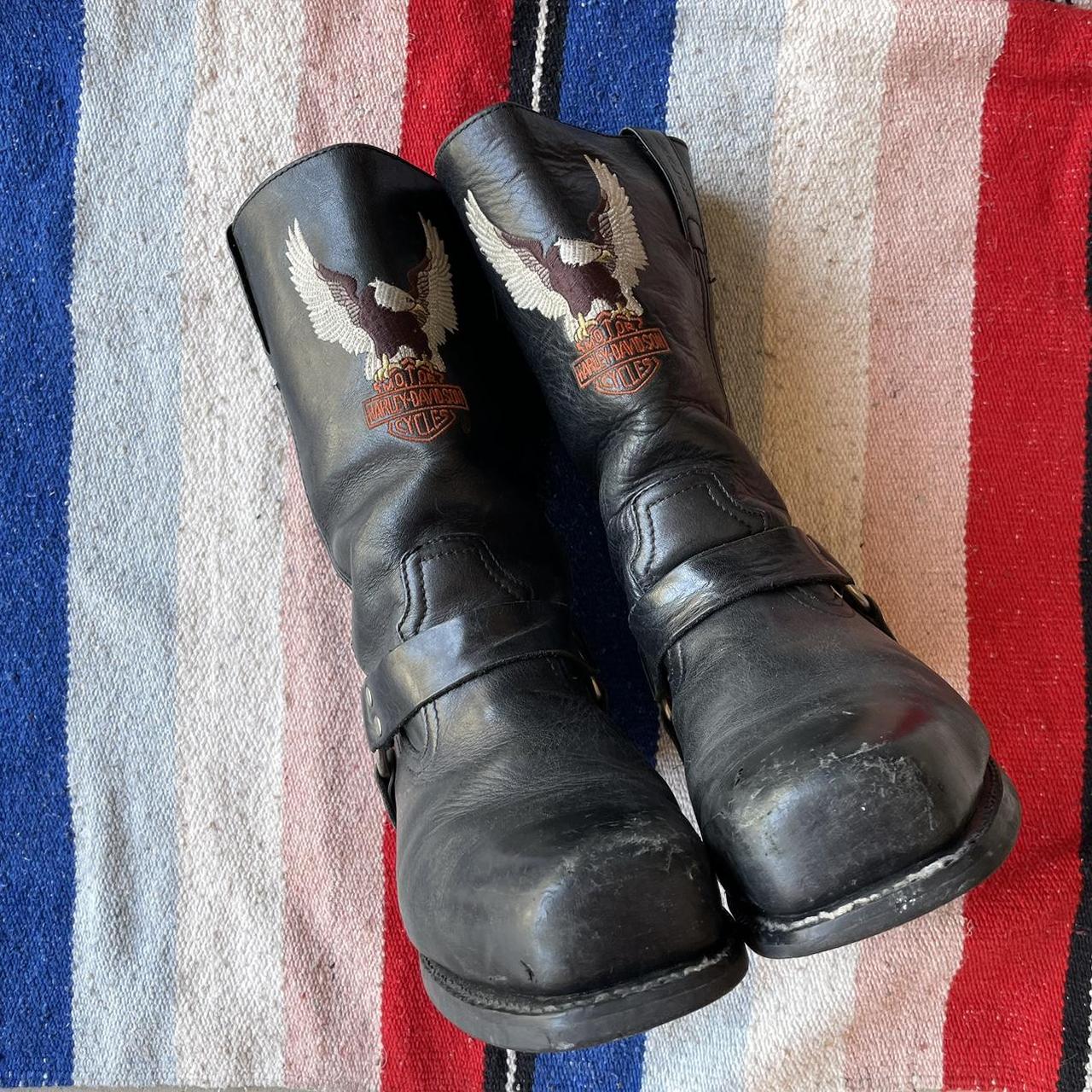 Vintage harley hot sale davidson boots