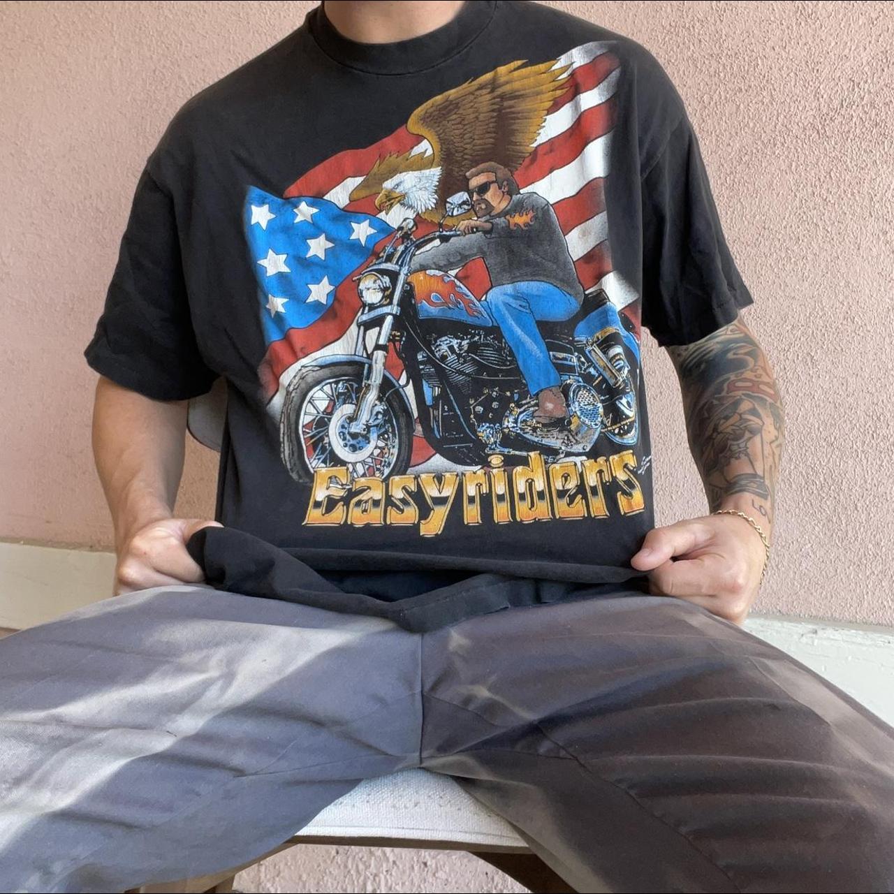 Vintage 1994 Easyriders Magazine T Shirt XL Harley