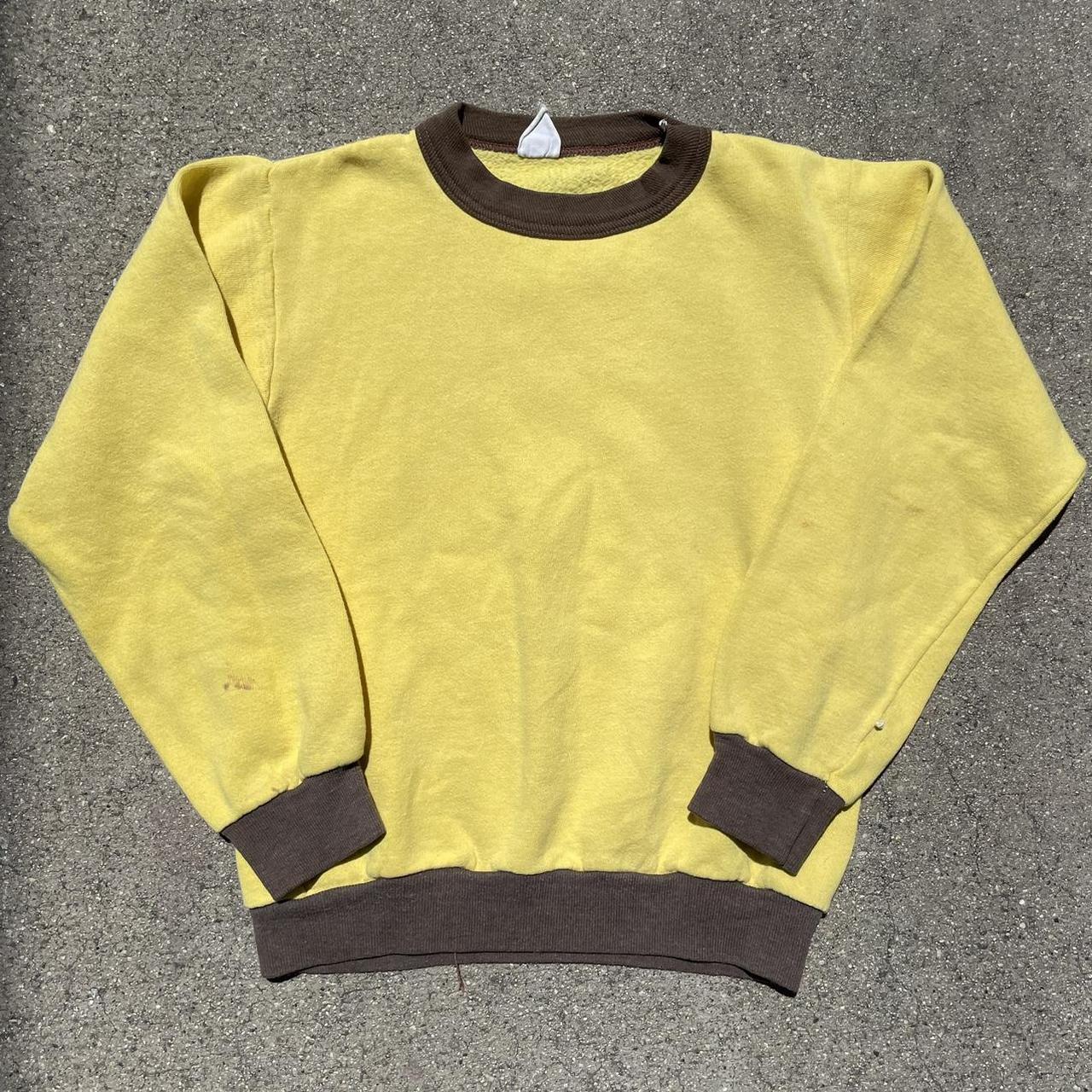 Vintage hotsell yellow sweatshirt