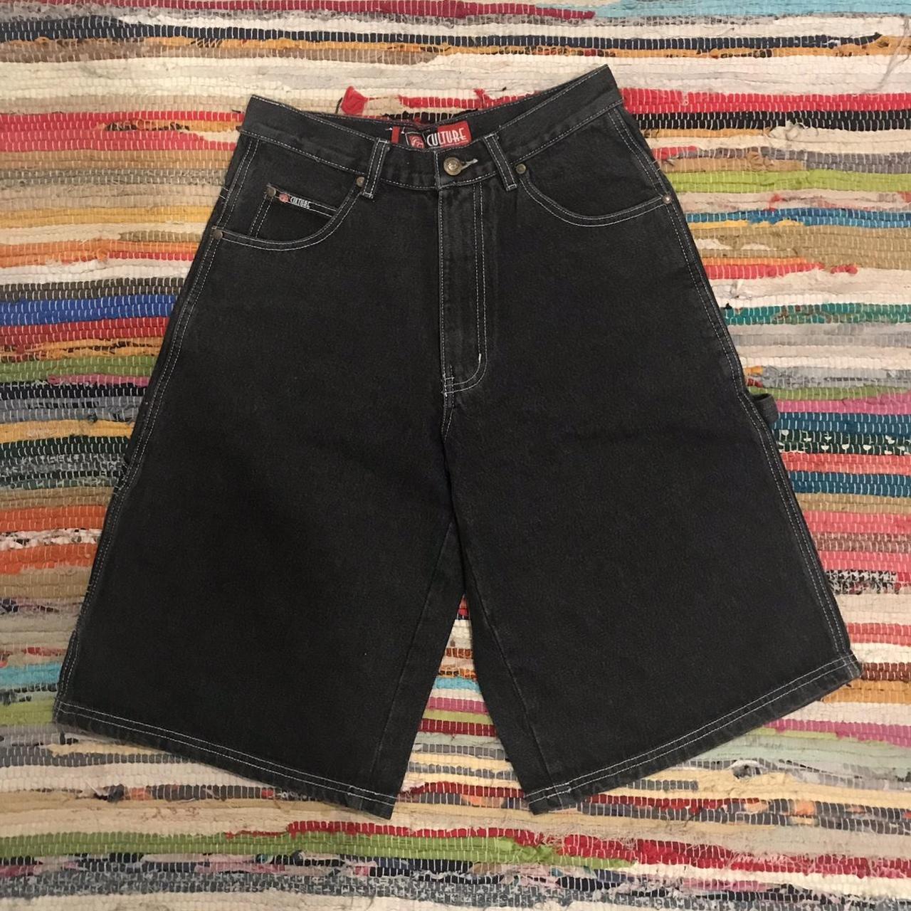 baggy jnco style jorts (brand culture jeans. never... - Depop