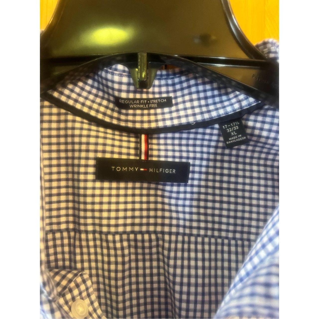 Tommy hilfiger wrinkle free hot sale shirts