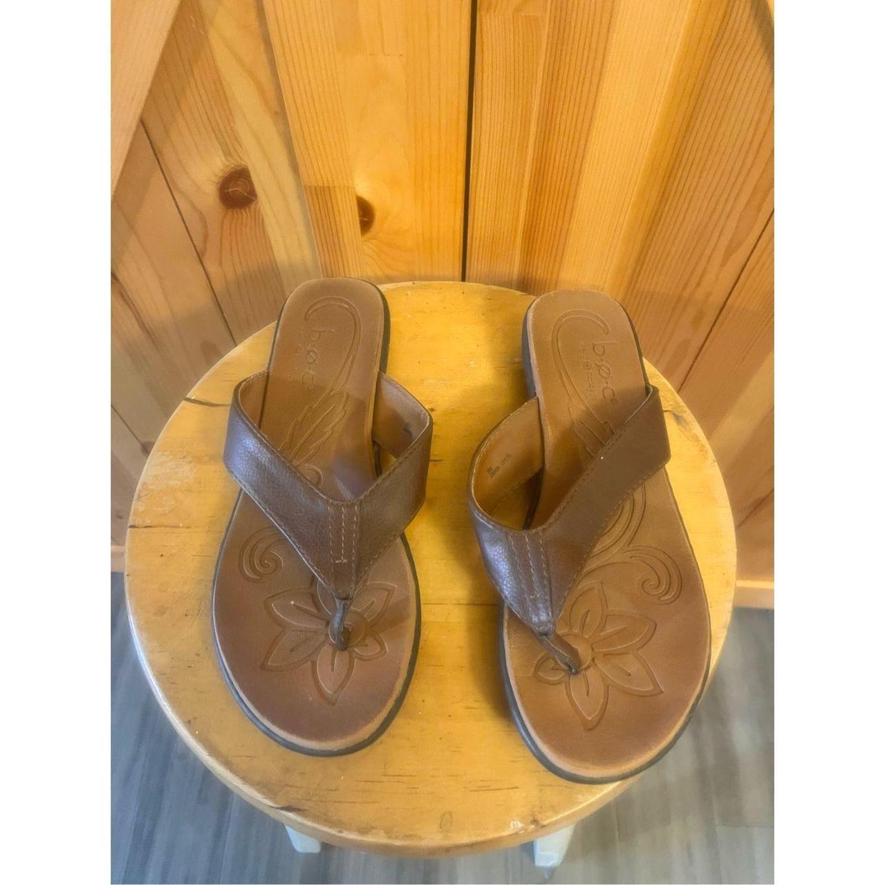 B.O.C. Sandals. Women's BROWN Size 9M C89406 - Depop