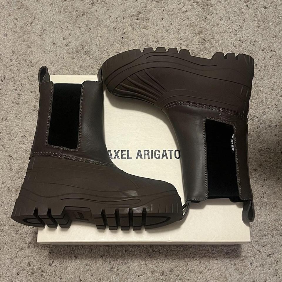 Axel Arigato Rubber Rain Boots Size 7W but fits Depop