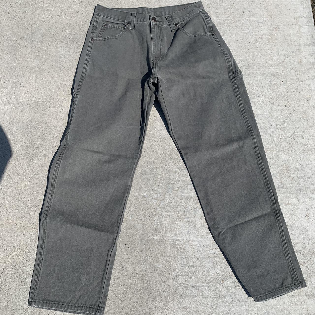 Green Dickie Carpenter Pants - Depop