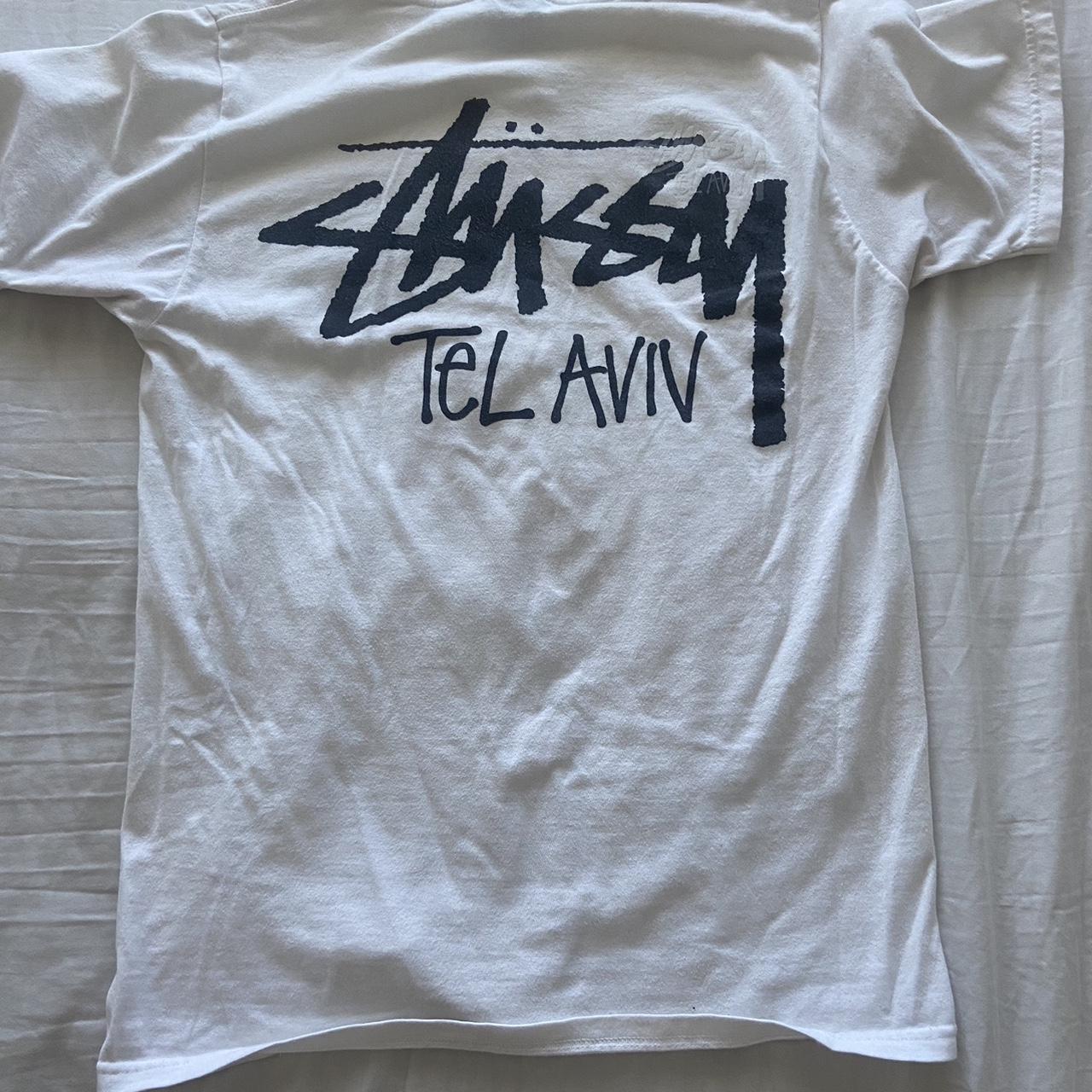 Stussy Tel Aviv Tour Shirt Small Stain Shown in last... - Depop