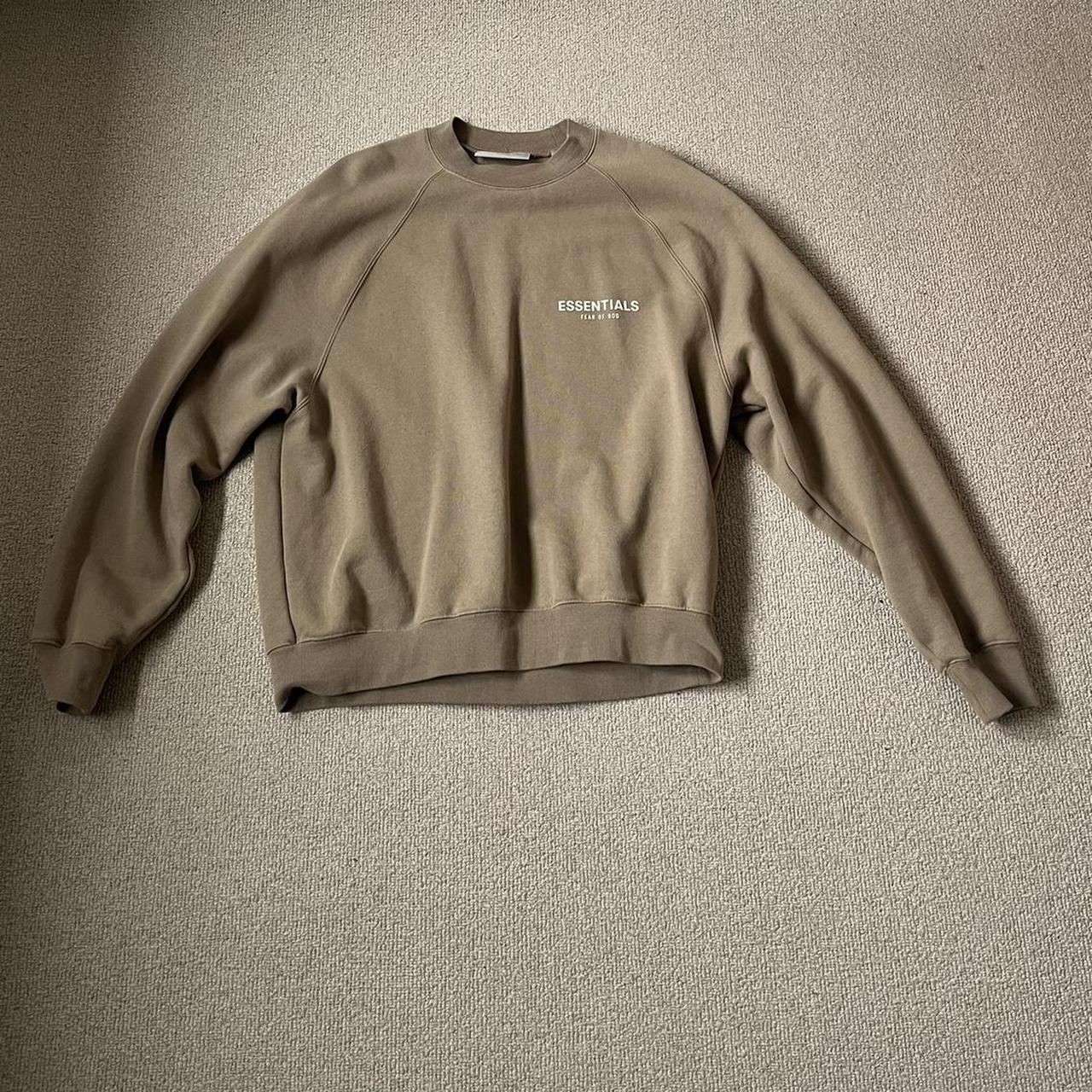 Brown Essentials Jumper Essentials Fear Of God Oversized Jumper In Tan