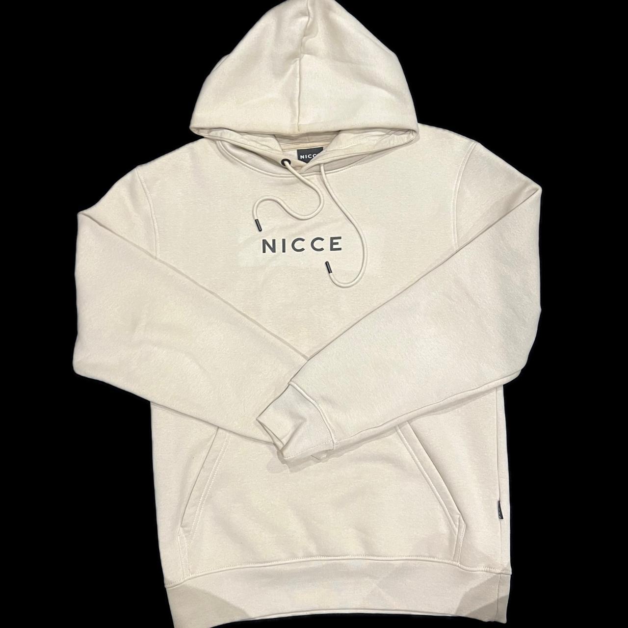 Nicce cream off white hoodie fairly worn good. Depop