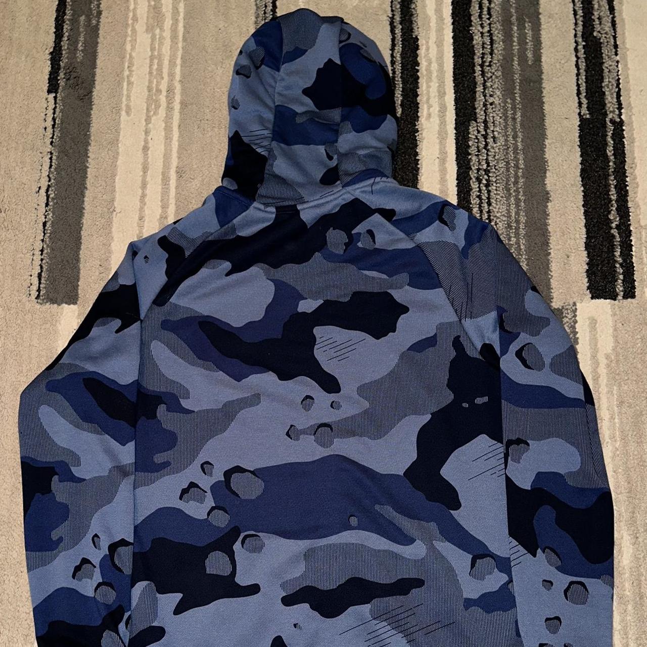 camo nike hoodie blue