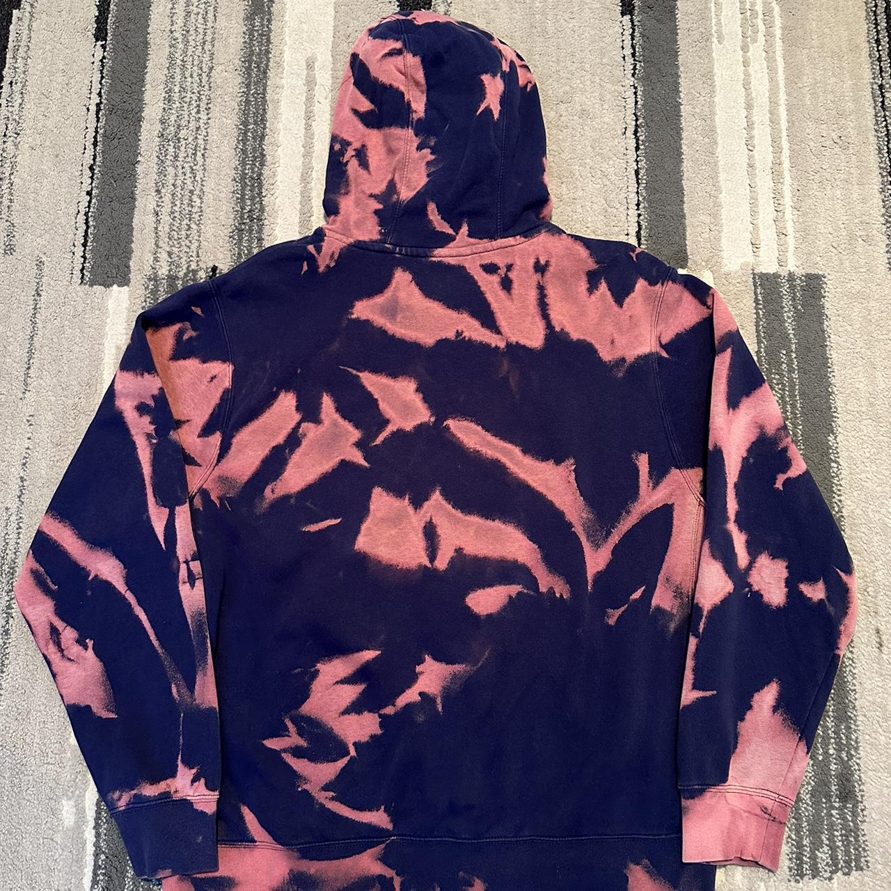 Bleach tie best sale dye nike hoodie