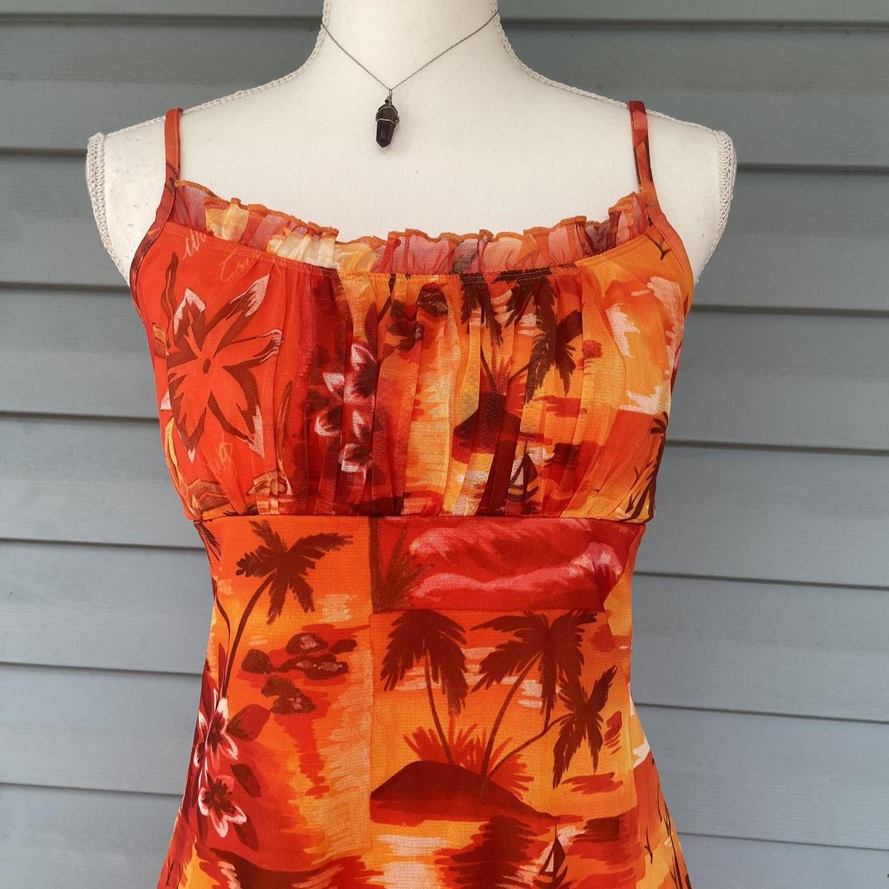 Vintage 90s Hawaiian Floral All Over Print Micro Depop