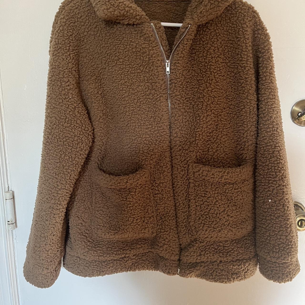 Soft teddy hot sale bear jacket