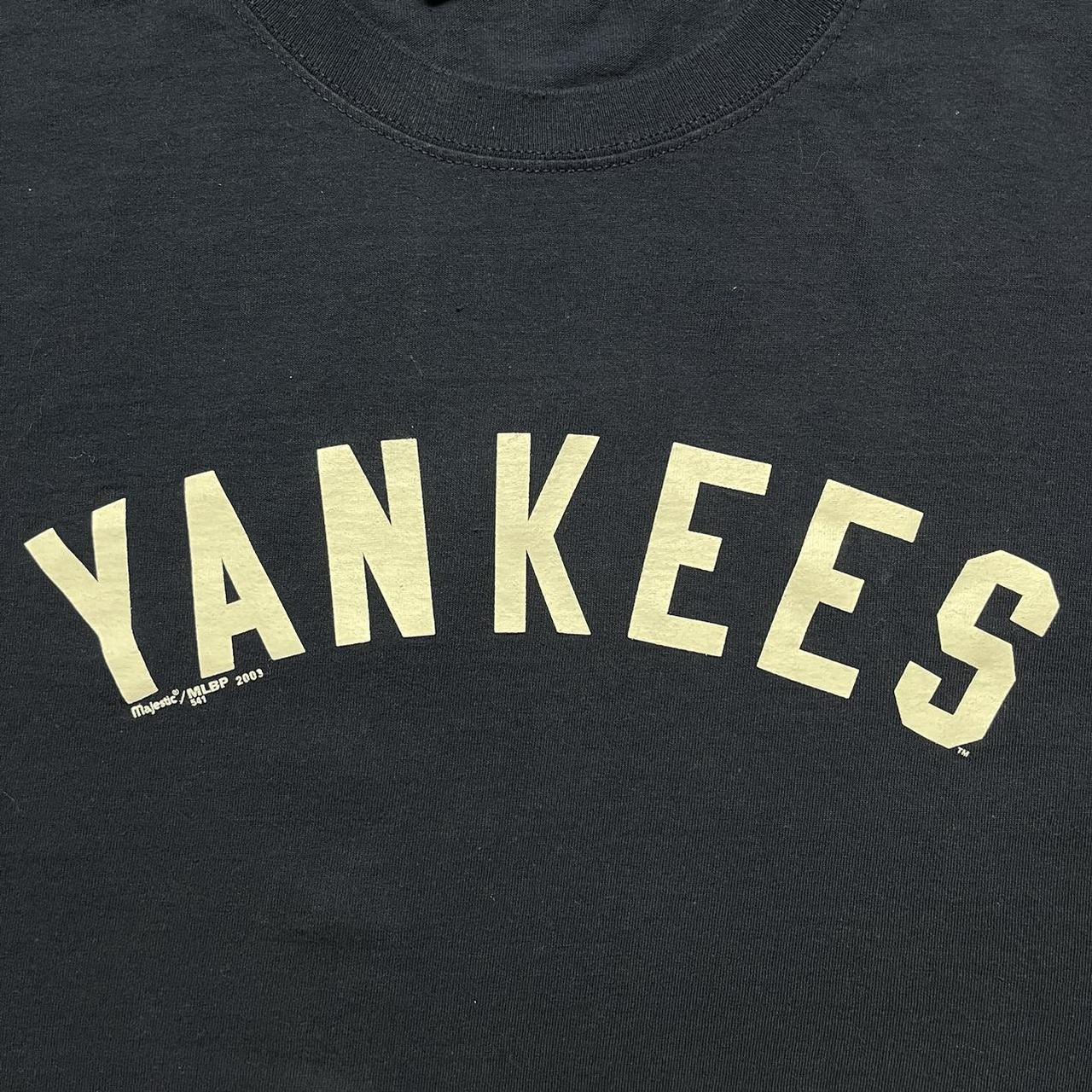 00's Babe Ruth Yankees Tee, Size Medium, FITS Long, - Depop