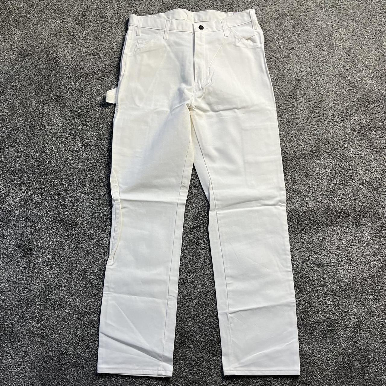 Brand New Dickies White Pants Size: 34 x... - Depop