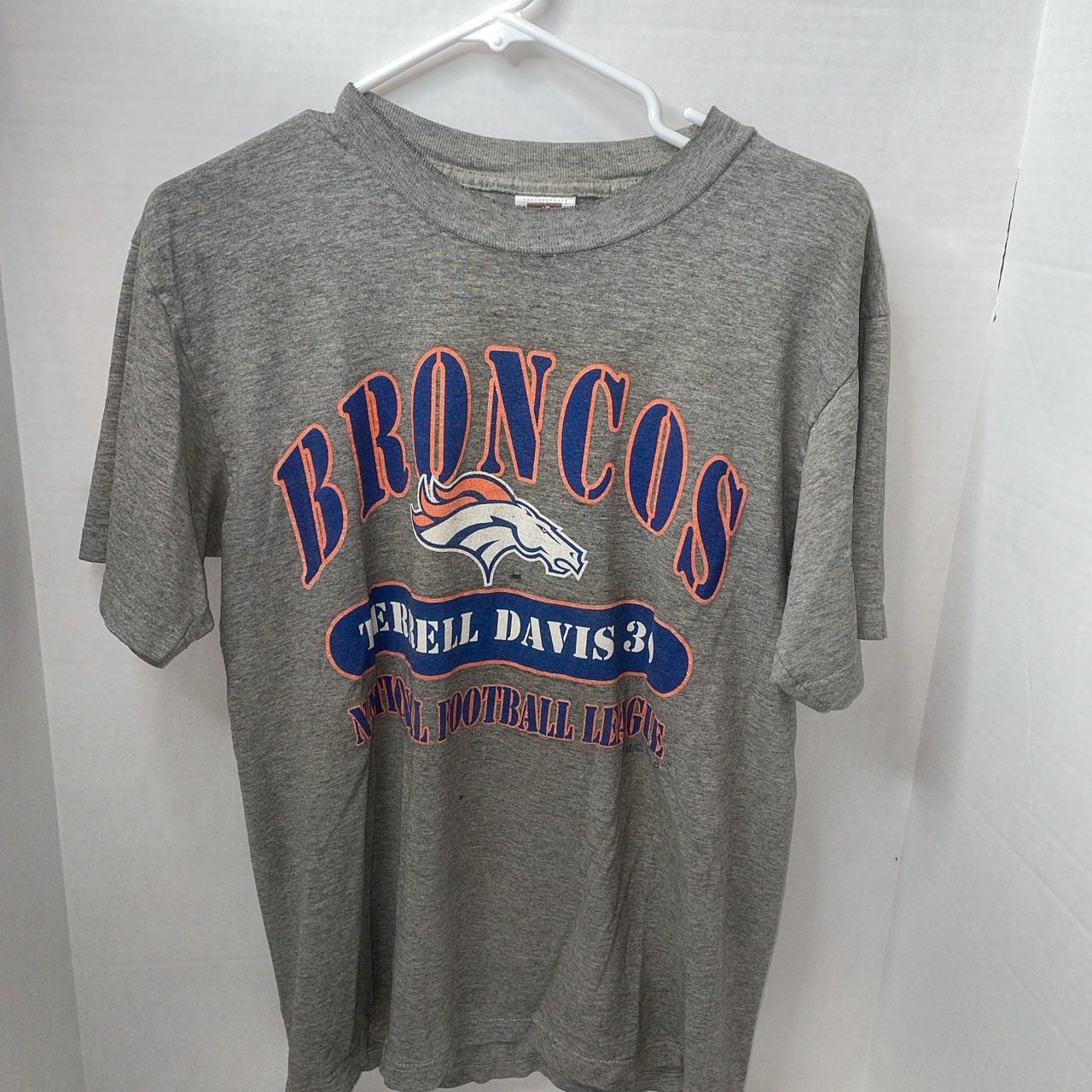 Vintage Denver Broncos Shirt Men Size Large Terrell - Depop