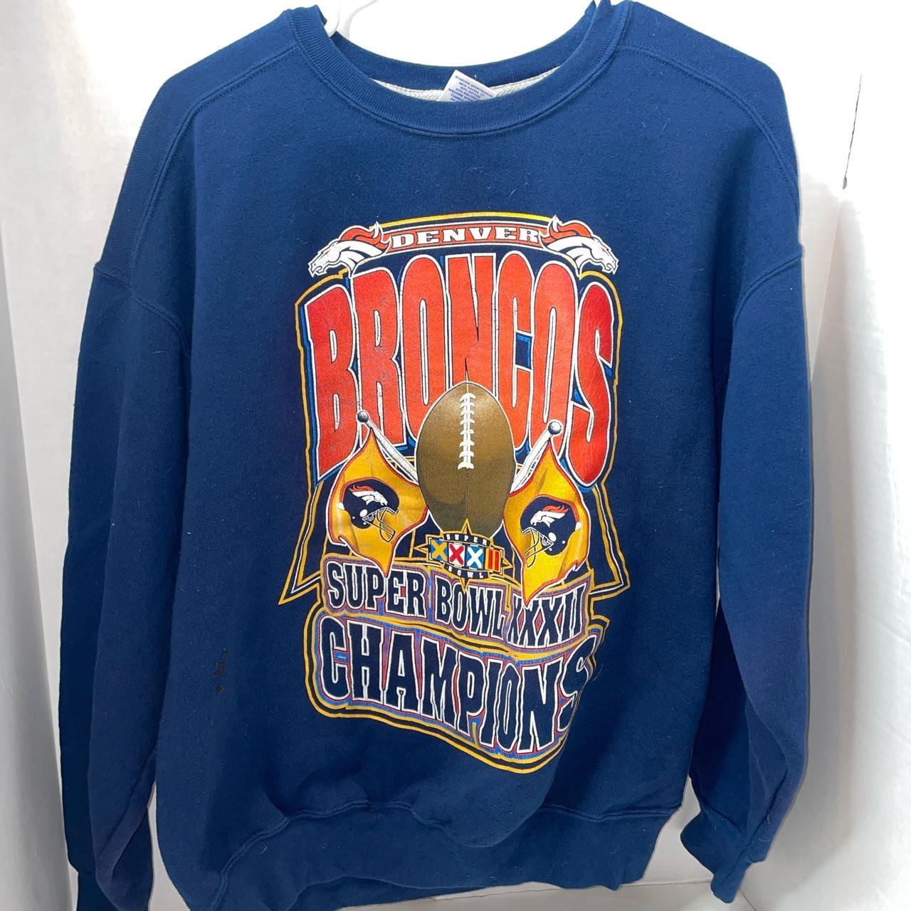 Denver Broncos Super Bowl sweater Championship team - Depop