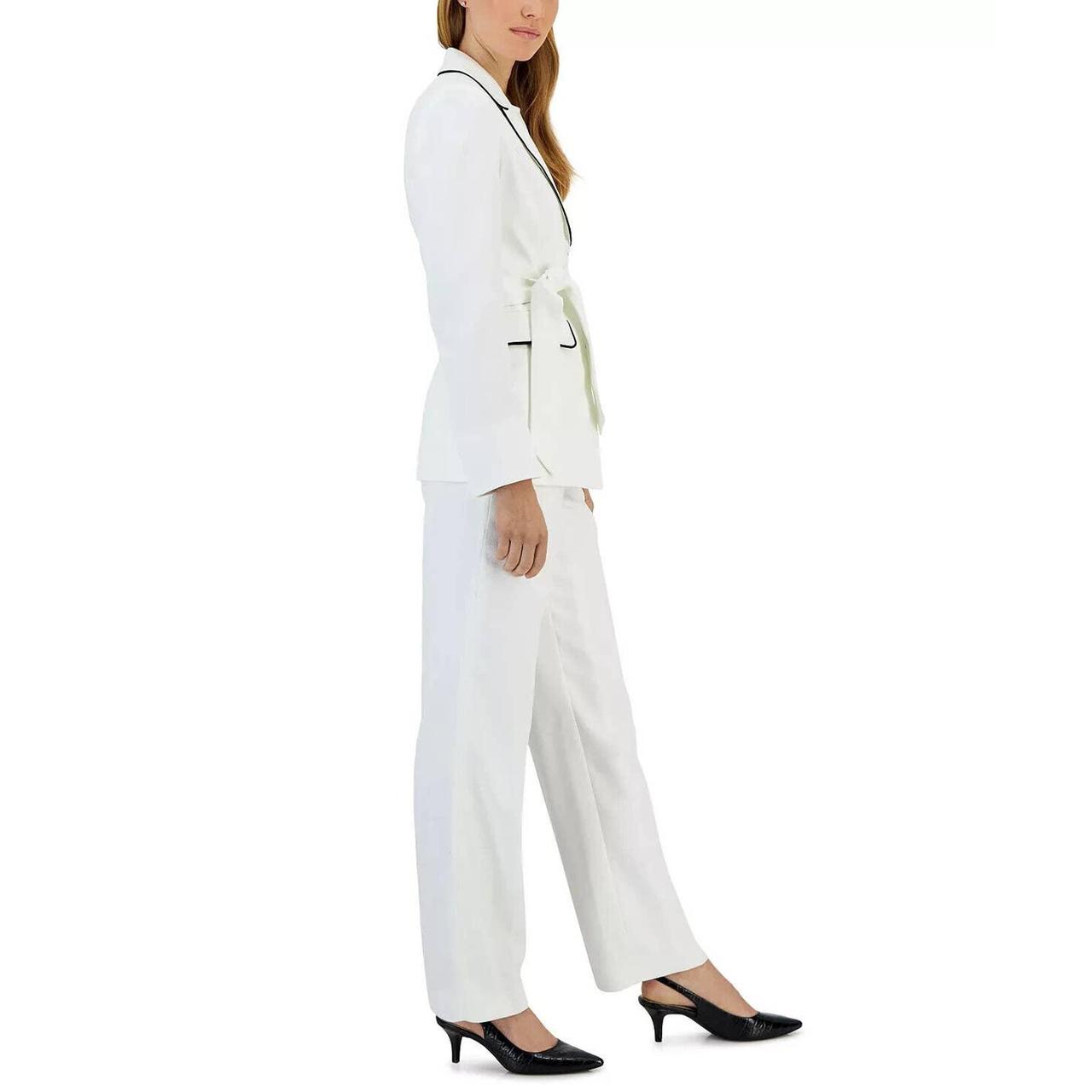 Women's Blazer Solid Color Casual Suit Wide-Leg Pants Suit Two-Piece Casual