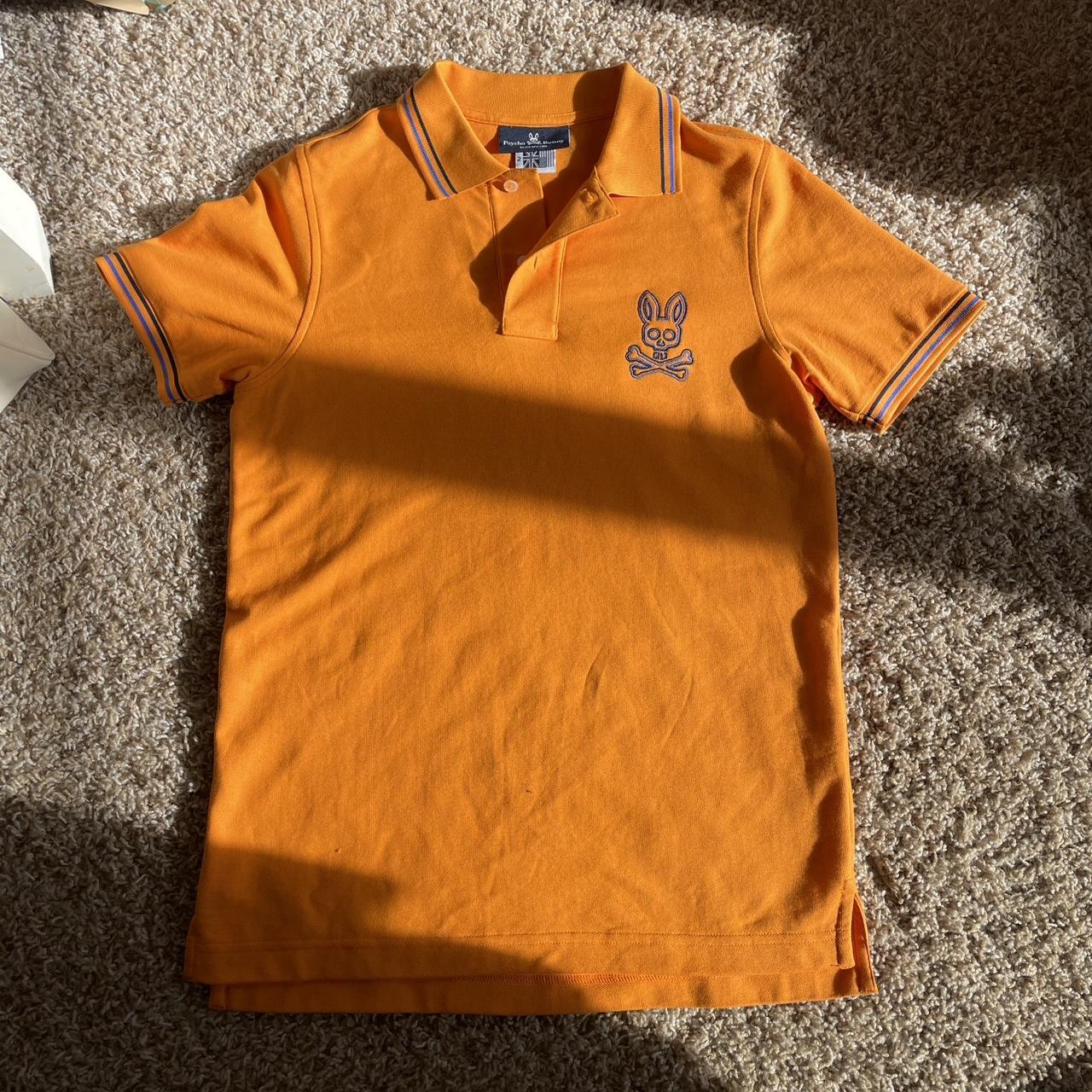 PYSCHO BUNNY POLO SHIRT -so cute -designer -good... - Depop