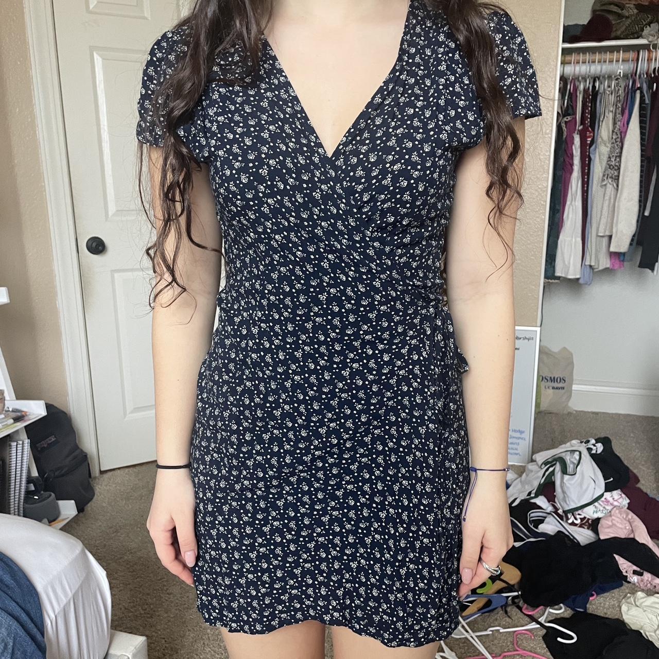 Brandy wrap outlet dress