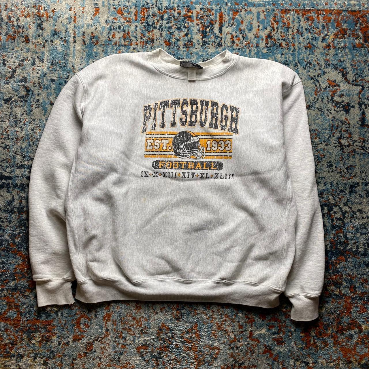 Vintage 90s Steelers Crewneck Sweatshirt • Nice - Depop