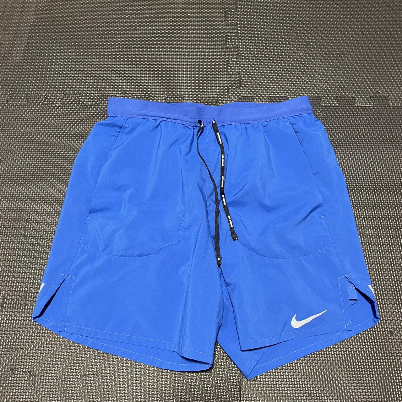 nike blue biker shorts
