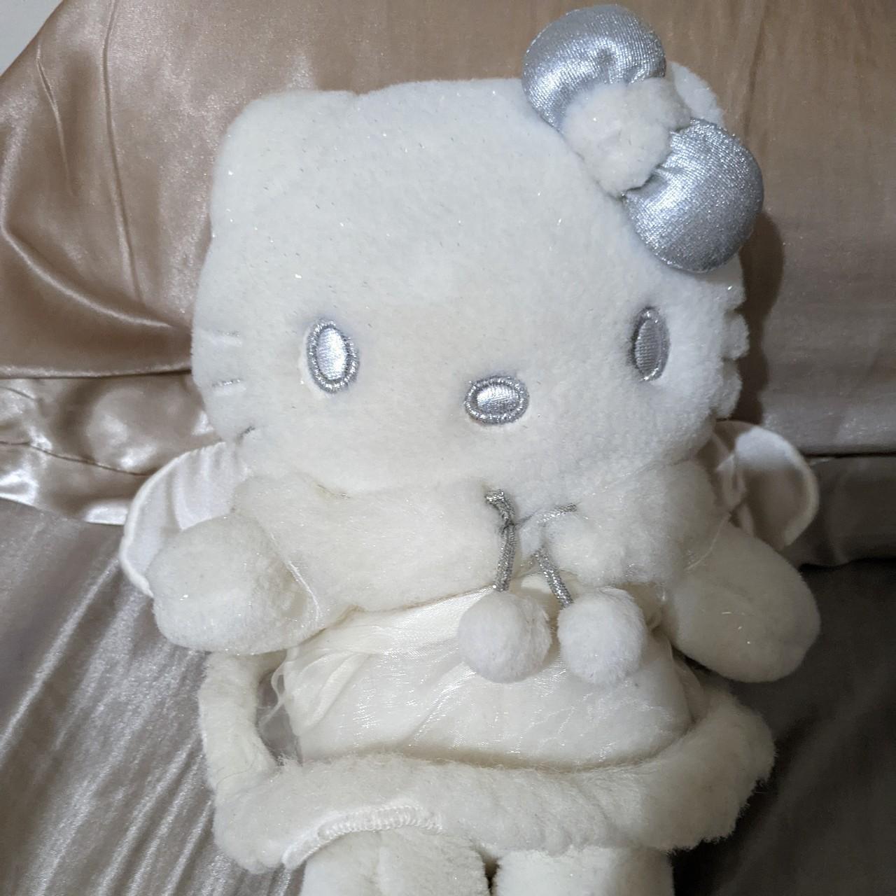 Rare newest Furry hello kitty angel plush