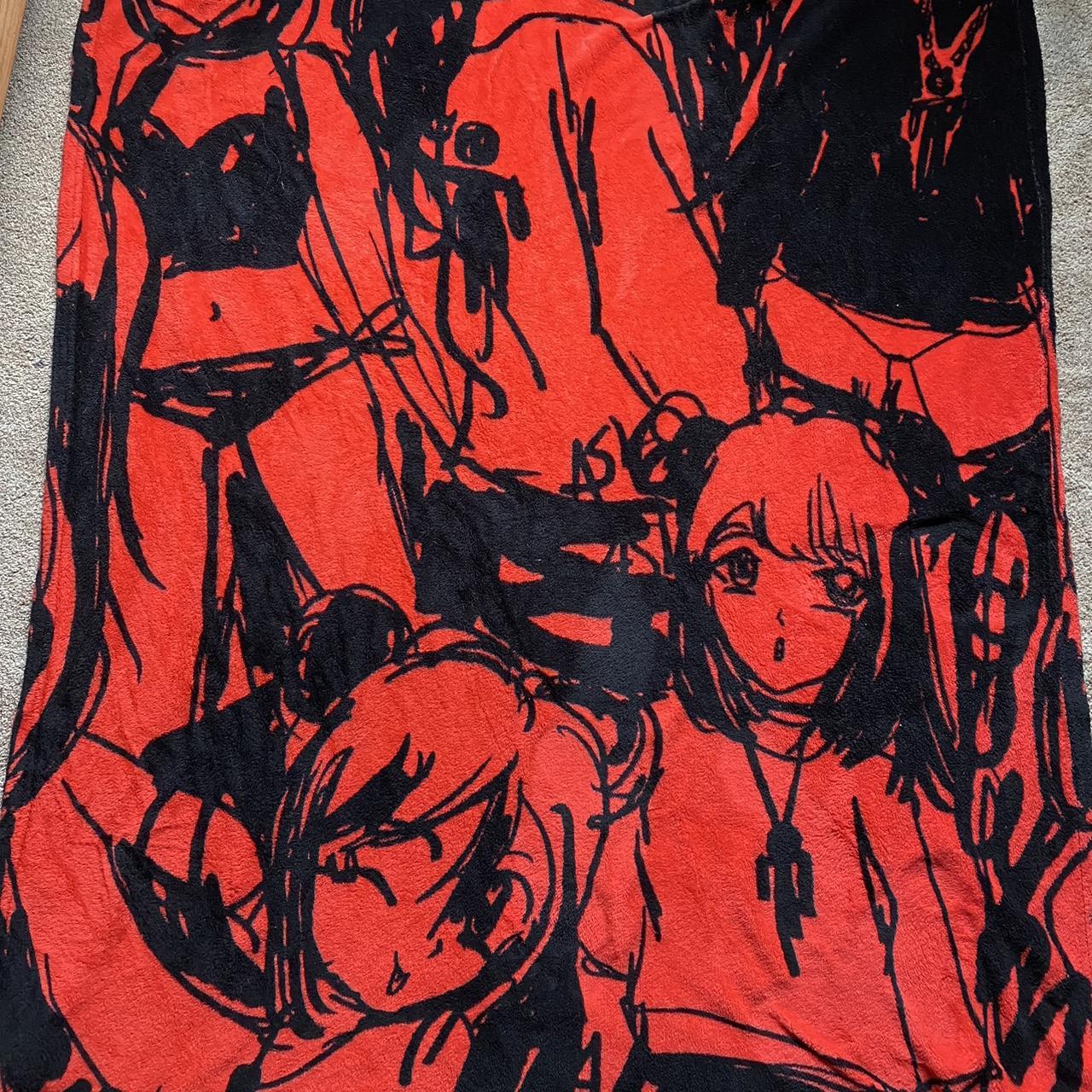 ️‍🔥 Billie Eilish Anime Girl Throw Blanket ️‍🔥 I’d... Depop